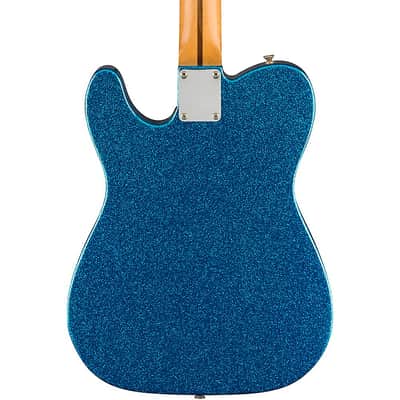 Fender J Mascis Telecaster Maple Fingerboard Electric Guitar Regular Sparkle Blue image 2