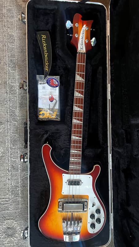 2023 Rickenbacker 4003 Satin Autumnglo | Checkerboard Binding | OHSC image 1