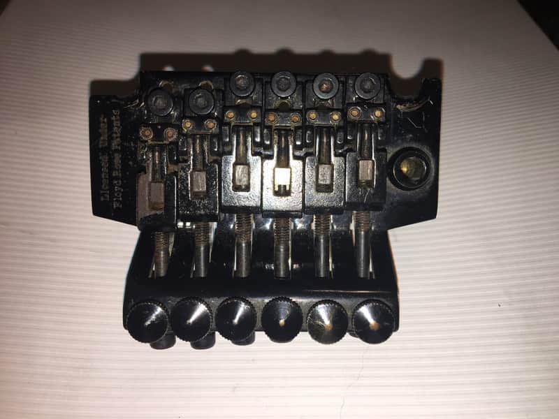 Floyd Rose licensed tremolo with adjustable saddles image 1