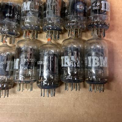 G.E ONE (1) 5965A dual triode tNOS AT1000 TESTED Balanced! PI Vacuum Tube T4 cleartop IBM selected red tip 12AV7 1961-1975 image 1