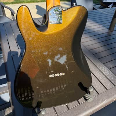 Fender American Ultra II Telecaster®, Ebony Fingerboard, Texas Tea 2025 - Texas Tea image 4