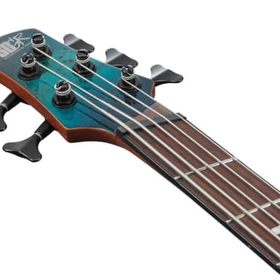 Ibanez SR Bass Workshop 5 String Electric Bass - Multiscale - Tropical Seafloor (SRMS805TSR) image 4