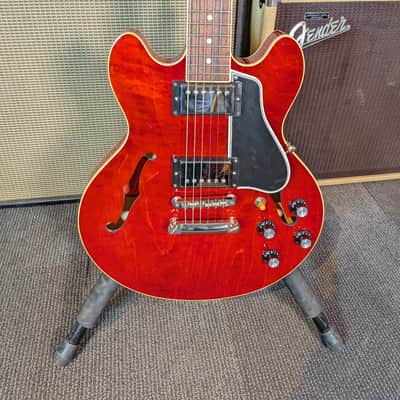Gibson Custom ES-339 Semi-Hollow Electric Guitar w/Case - Antique Red (2012) image 3