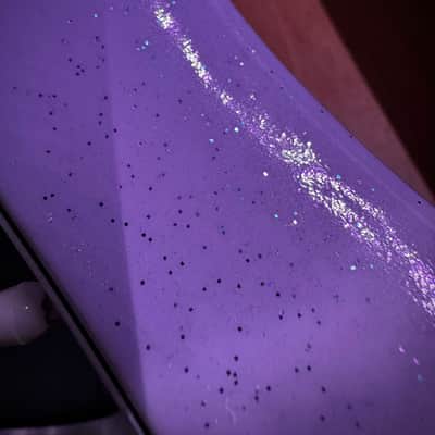 Strandberg Guitars Classic 6 w/ flame maple neck - Lilac Sparkle Gloss image 24