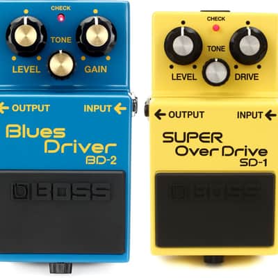 ギター Blues D BD-2 Super Over Drive SD-1 BOSS Super SD-1 Overdrive vs BD-2 Blues Driver - Comparison