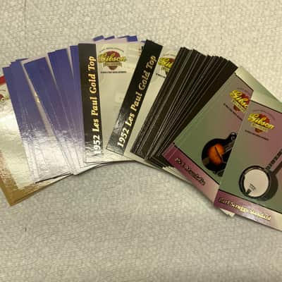 Complete Gibson Collectables Trading Cards set of 50 image 7
