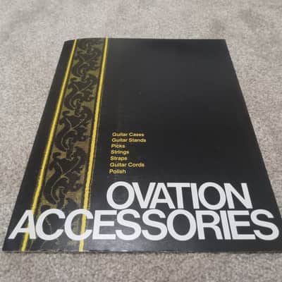 Vintage 1970's Ovation Guitar Accessories Catalog! Rare, Original Paperwork, Case Candy! image 1