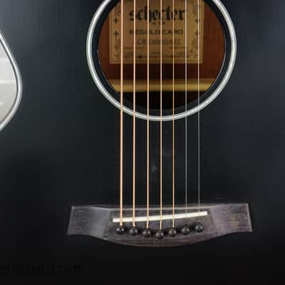 Schecter Regulo Caro-7 Acoustic - Satin Black image 5