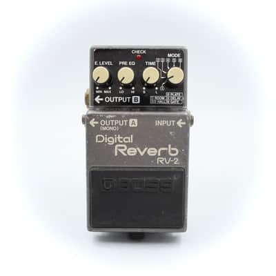 Boss RV-2 Digital Reverb 1987 Made in Japan Guitar Effect Pedal 839200 image 2