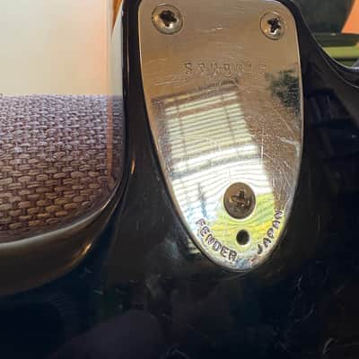 1983 Squier MIJ Standard Stratocaster with Rosewood Fretboard 1984 - 1988 - Black image 10