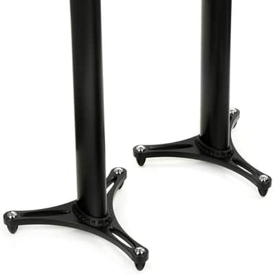 Ultimate Support MS90/45B Monitor Stands (Pair) Black image 1