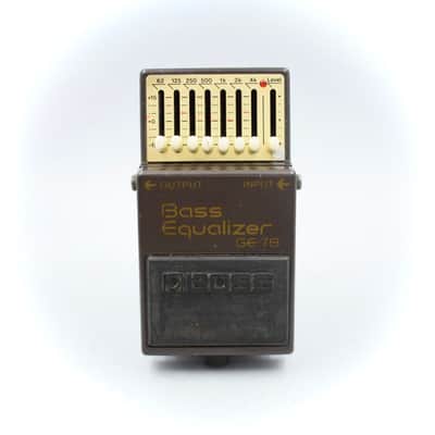 Boss GE-7B Bass Equalizer Made in Taiwan Black Label ACA Guitar Effect Pedal image 2
