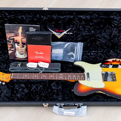 Fender Custom Shop 1963 Telecaster Heavy Relic Sunburst image 18