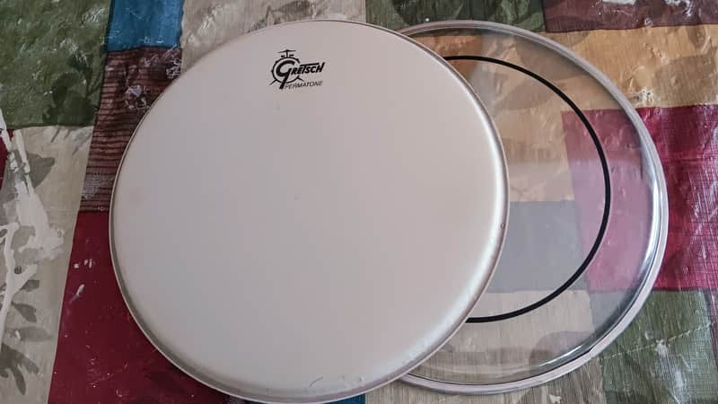 Gretsch 10" Permatone Coated Drum Head With Resonant pinstripe. New! image 1
