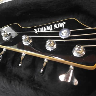 Peavey Jack Daniels USA Signature 4-string Electric Bass w/Case black Daniel's cirrus image 2