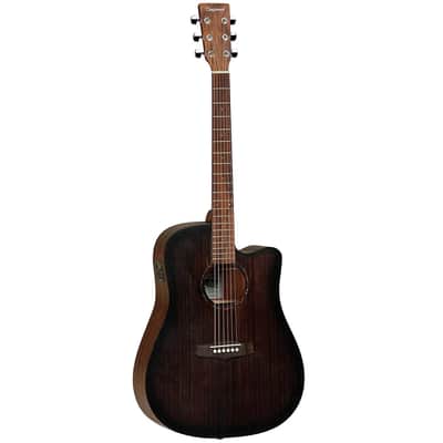 Tanglewood Crossroads Dreadnought Cutaway Acoustic Electric Guitar image 1