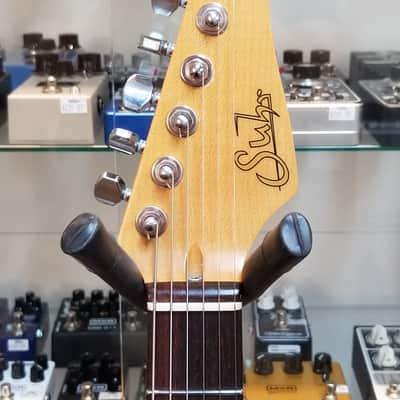 used Suhr Classic S Antique Pro in Black over 3 Tone Sunburst, Very Good Condition with Gig Bag & Paperwork image 9