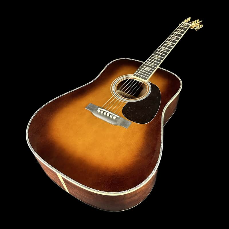 Mint Martin Custom Shop 41 Style Dread Adirondack/Sinker Mahogany 1933 Ambertone w/Case image 1