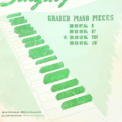 Used Vintage Book- Singing Keys- Grand Piano Pieces book 3 image 1