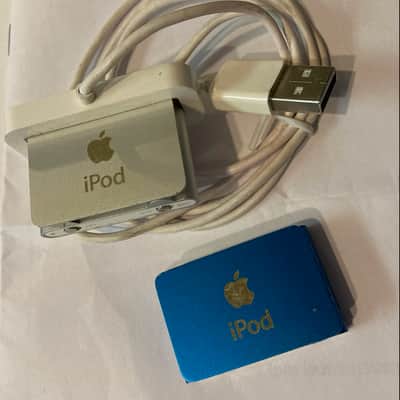 Apple iPod Shuffle 1 Silver Tested Working 1 blue pwr but NOT working & DOCK as is image 1