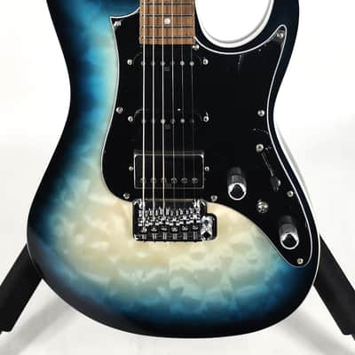 Ibanez Premium AZ24P1QM Electric Guitar - Deep Ocean Blonde-6251 image 5