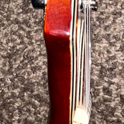 Vintage Toledo  Es 335 style semi hollow body electric guitar guitar made in japan 1970s Sunburst image 17
