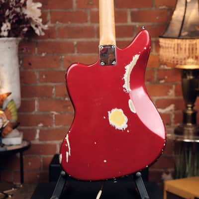 1964 Fender Jaguar - Candy Apple Red with Matching Headstock! image 13