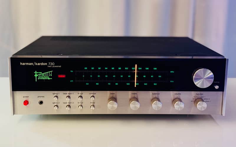 🔥🔥🔥 Vintage Harman/Kardon 730 Twin Powered Receiver - Serviced + Cleaned + LED image 1