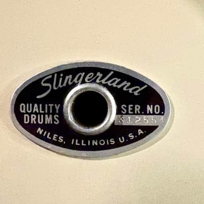 Slingerland No. 140 (Standard Tom-Tom) 1978-1979 - White Glossy image 5