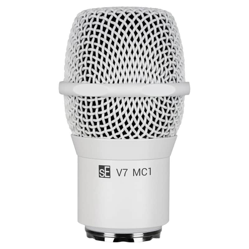 SE Electronics V7 MC1 Unidirectional White Mic Capsule for Shure Wireless System image 1