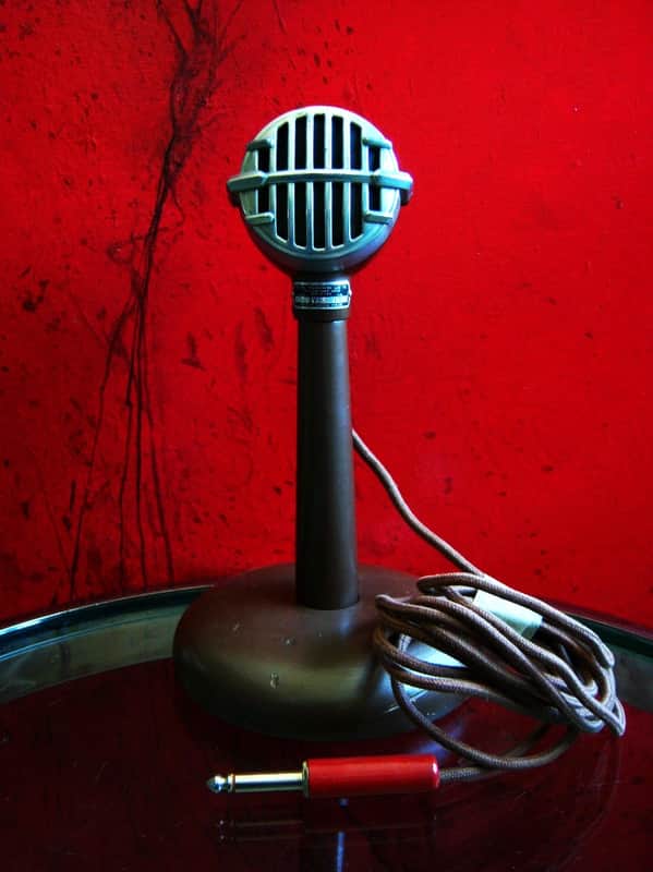 Vintage RARE 1930's Astatic Model 30 / JT-30 w accessories Hi Z harp mic T-3 prop display repair image 1