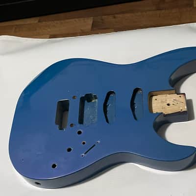 1980's Kramer USA Pacer Custom II Flip Flop FF Blue Guitar Body Floyd Ready image 3