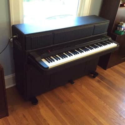 Yamaha Cp-60 upright electric grand piano 1986 Black MIJ image 2