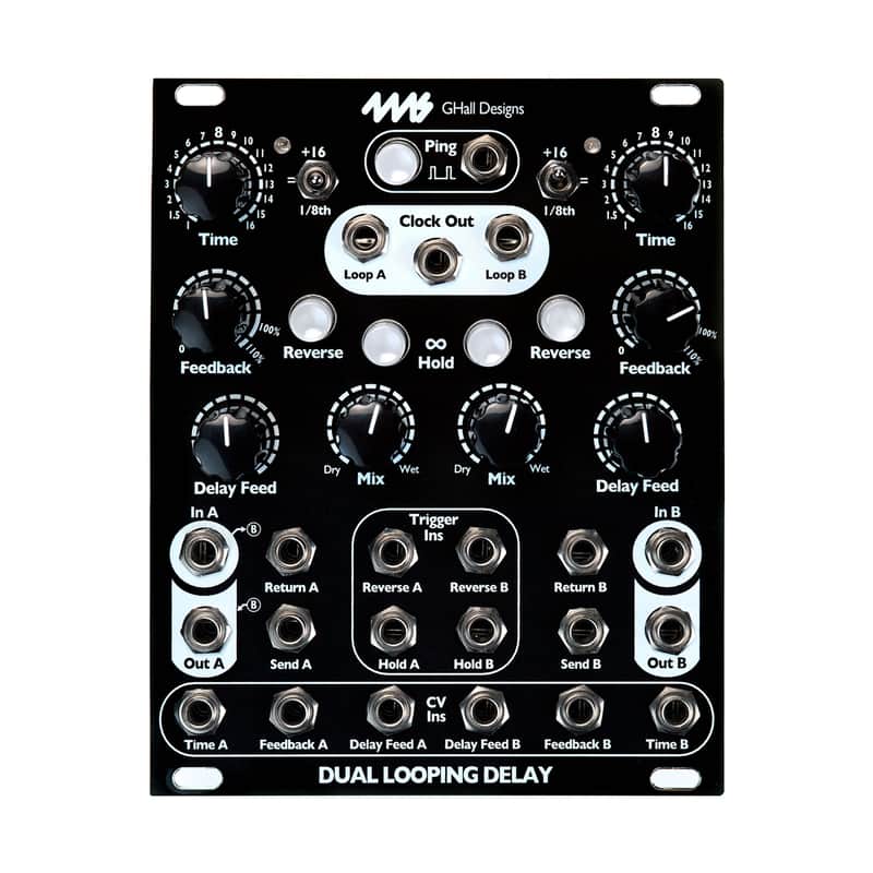 4ms Dual Looping Delay Eurorack Module (DLD) - Black image 1