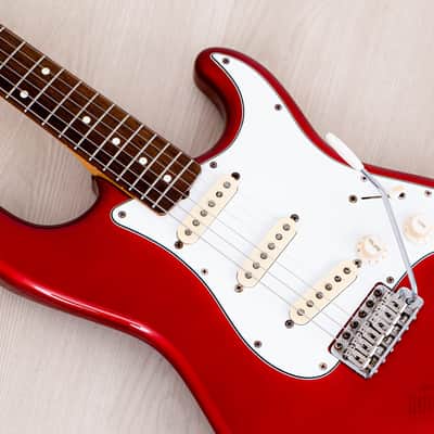 1983 Fender Stratocaster '62 Vintage Reissue JV ST62-65 Candy Apple Red 100% Original, Japan MIJ Fujigen image 7