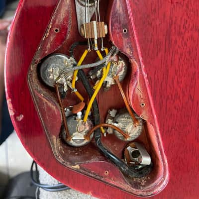 Gibson Les Paul (SG) Standard with Sideways Vibrola 1961 - 1962 - Cherry image 20