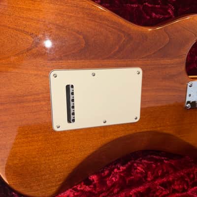 Fender American Select Stratocaster Exotic Quilt 2014 - Iced Tea Burst image 5