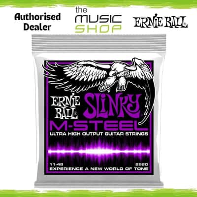 Ernie Ball M-Steel Power Slinky 11-48 Electric Guitar Strings - 2920 image 1