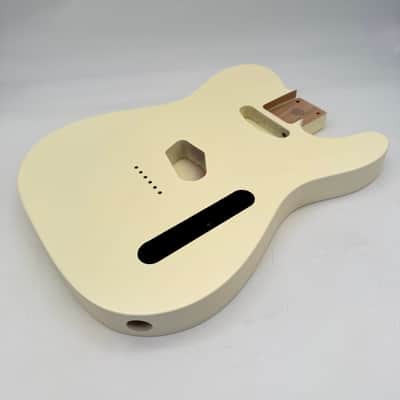 HooDoo Telecaster Body Alder Nitro Vintage White Light htb6475 image 1