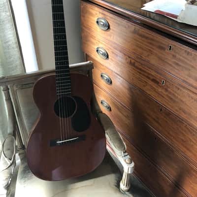 Martin O-17 guitar - 1934 - Pre War 0-17 All Mahogany - custom Cedar Creek tweed case - restored by image 4