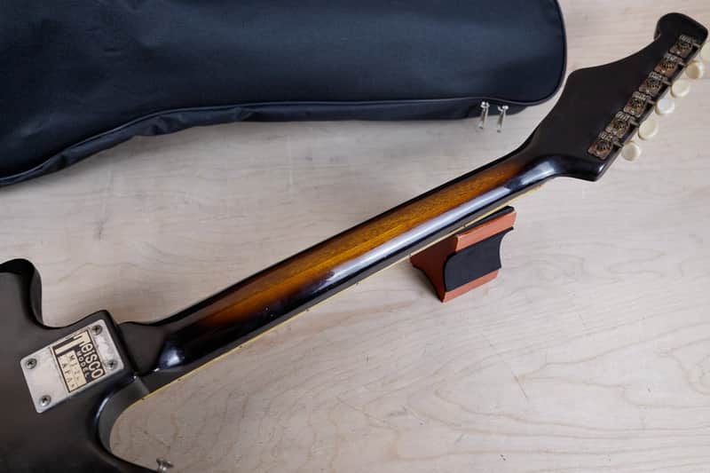 Teisco MJ-2L 1960's Sunburst Vintage Made in Japan MIJ w/ Bag | Reverb