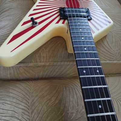 Rare 1985 Ibanez X Series DT380 Destroyer - Rising Sun graphics image 6