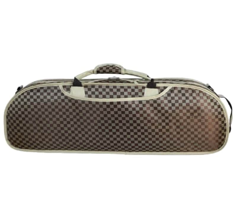 Used Checkered Violin Case image 1