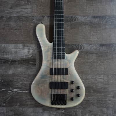 AIO S8-5 5-String Bass Guitar - White Burst 004 image 3