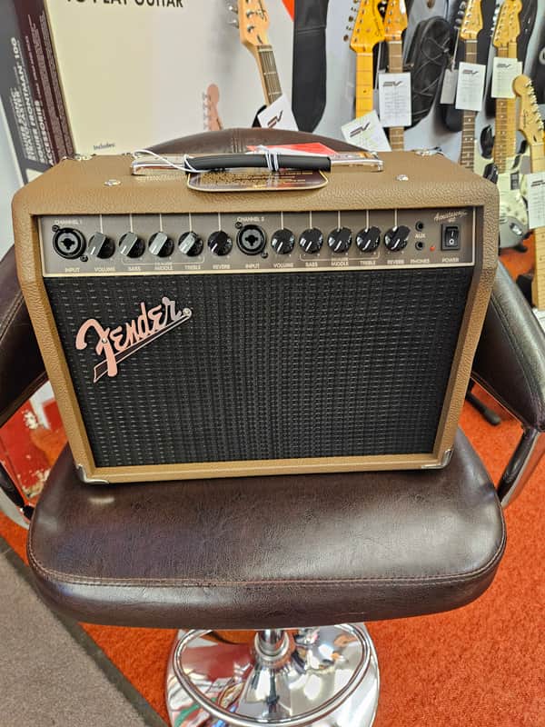Fender Acoustasonic 40 2-Channel 40-Watt 2x6.5" Acoustic Guitar Amp 2017 - Present - Brown image 1