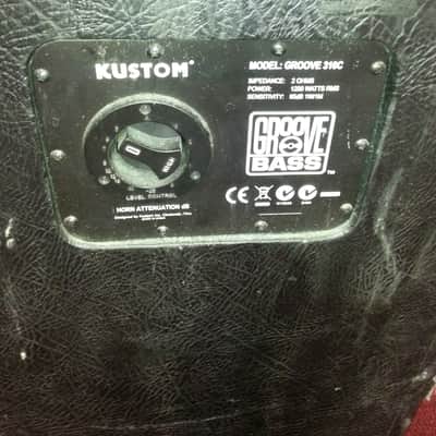 Kustom Groove 310C 1200 watt combo amp 3 x 10" Tilt Back Roller image 12