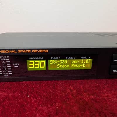 Immagine Roland SRV-330 Dimensional Space Reverb 1993 - 1998 - Black Rackmount Rack Mount Effects Unit - 2