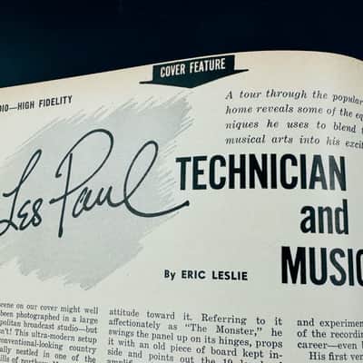 Radio-Electronics Magazine, Les Paul Cover, Super Rare Survivor 1958 image 5