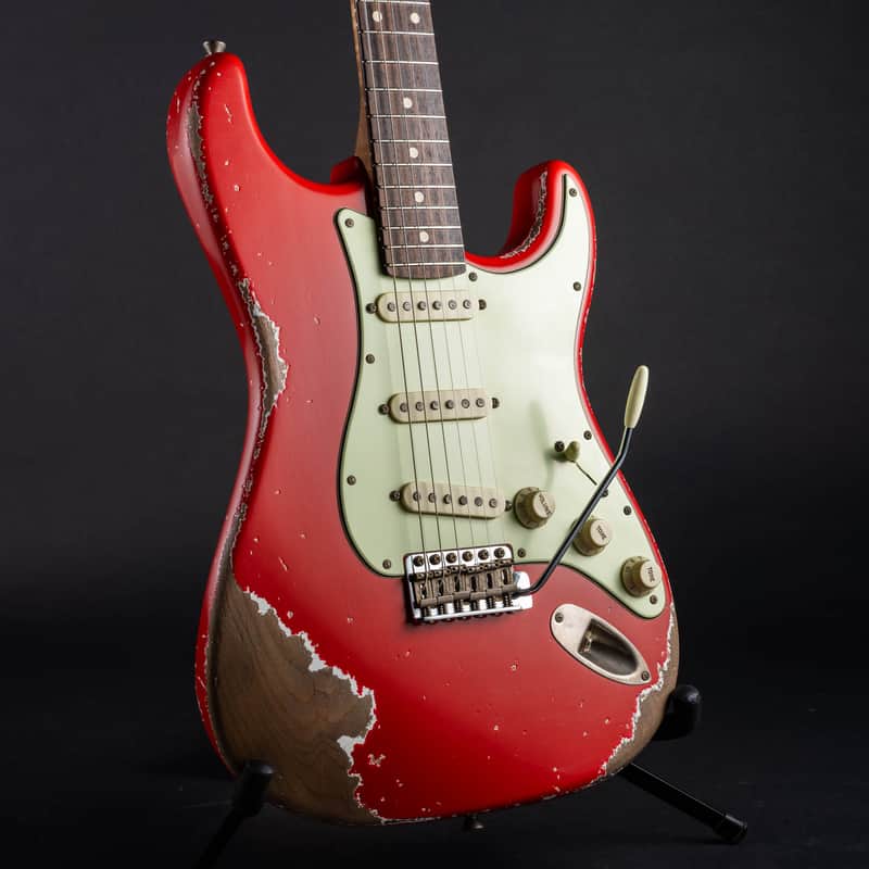 Xotic California Classic® XSC-1 Fiesta Red - Heavy Aged #3640 image 1