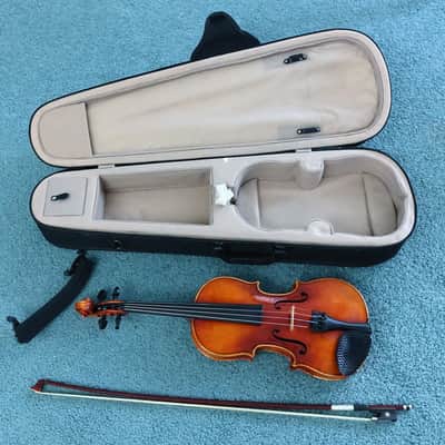 RESTORED KARL HOFNER 3/4 TRADE VIOLIN MADE IN BUBENREUTH GERMANY WITH SOFT CASE, BOW & SHOULDER REST imagen 5